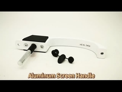 Door And Window Handle Lock Aluminium Handle Latch For Screen Door White Lever Lock