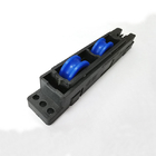 Adjustable Nylon Sliding Door Rollers Plastic Material ODM with Carbon Steel Bearing