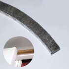 Waterproof Mohair Door Seal , Sliding Window Seal Strip PVC Material