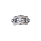 Silvery Aluminium Profile Corner Joint Angle Code OEM Alloy Material