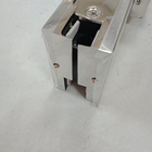 0.8mm Thickness Bottom Door Lock Clamp , Glass Door Bottom Patch Lock 164×31×51mm