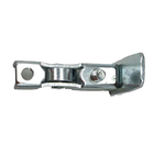 Zinc Plating Sliding Glass Door Wheels , ODM Iron Wardrobe Door Roller