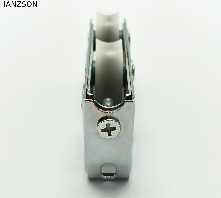 Rust Corrosion Sliding Gate Wheel Pulley 18 X 34 X 42mm Zinc Plated