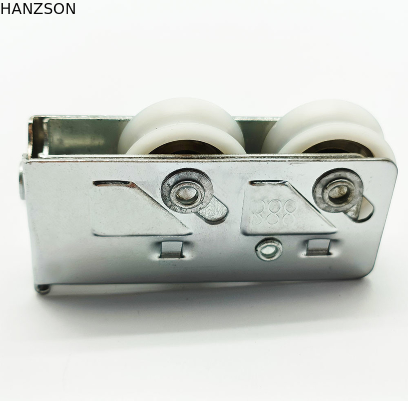 Rust Corrosion Sliding Gate Wheel Pulley 18 X 34 X 42mm Zinc Plated