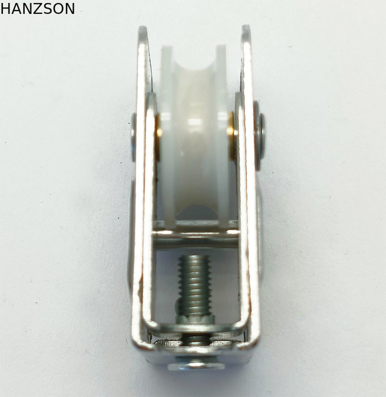 OEM Nylon Sliding Door Rollers  0.8mm 1.2mm Thick Gate Pulley Wheel