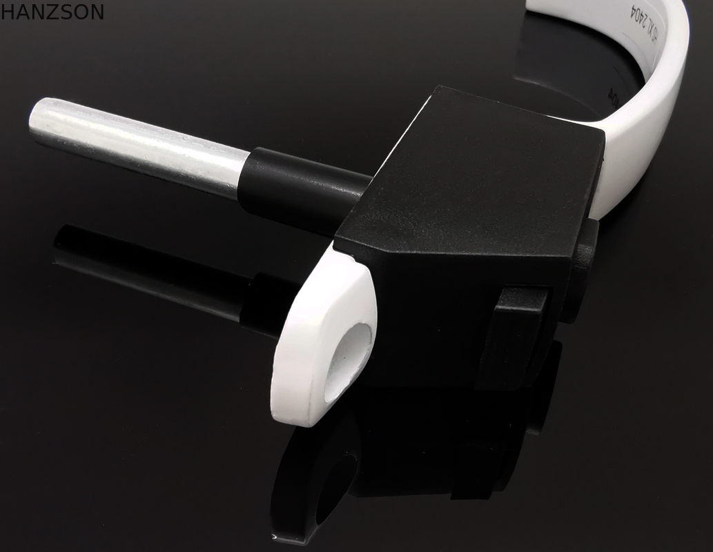 Door And Window Handle Lock Aluminium Handle Latch For Screen Door White Lever Lock
