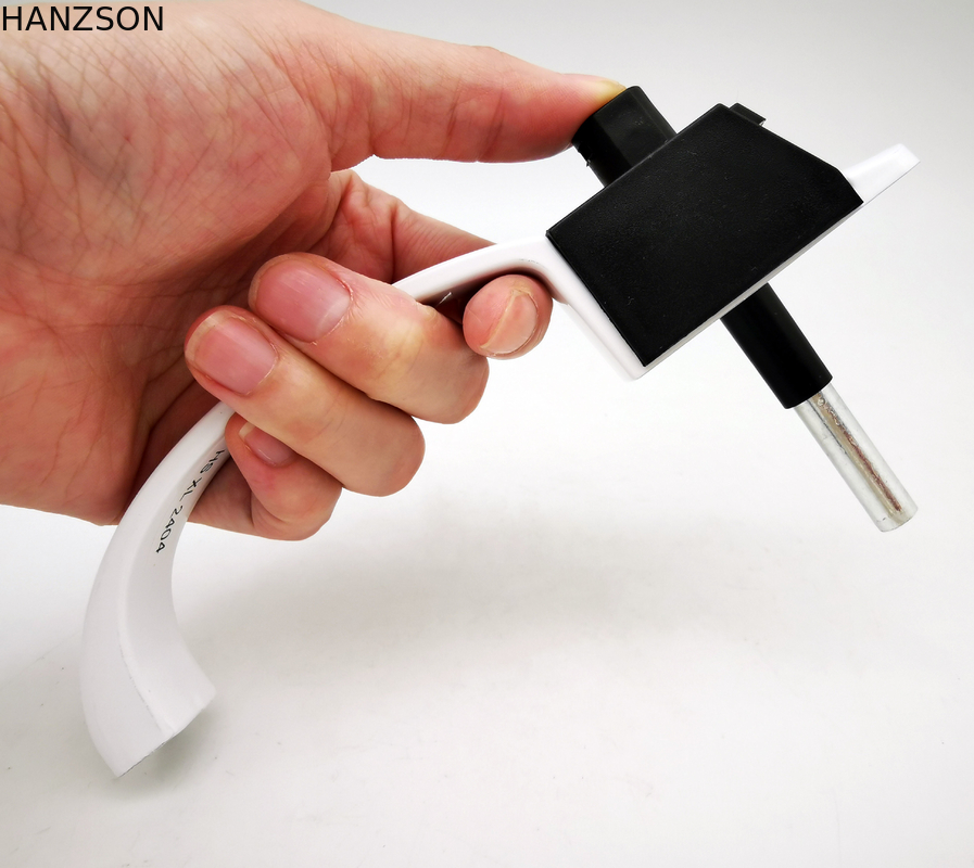 Door And Window Handle Lock Aluminium Handle Latch For Screen Door White Lever Lock