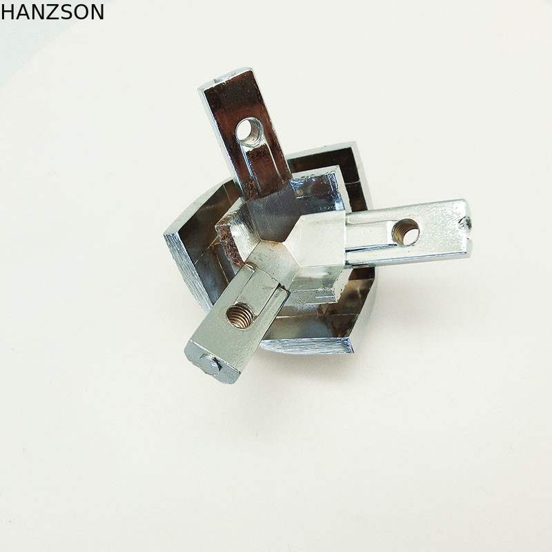 Plated Aluminium Window Corner Joints Aluminum Alloy Material Dia 5mm Oxidized