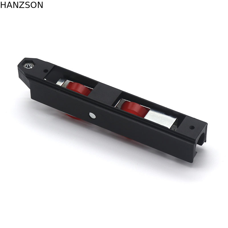 Plastic Sliding Window Roller Pa6 Material OEM Matt Finish U Groove Types