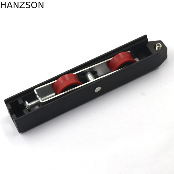 Plastic Sliding Window Roller Pa6 Material OEM Matt Finish U Groove Types