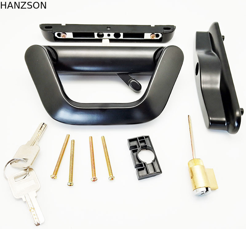 Sliding Door Window Handles 1000g Weight Zinc Material With One Side Keys OEM