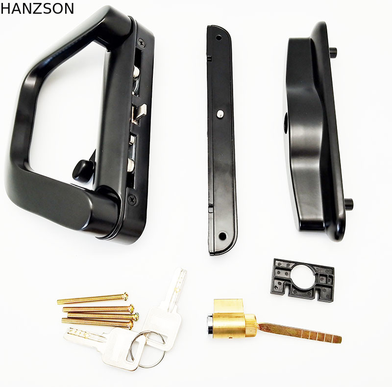 Sliding Door Window Handles 1000g Weight Zinc Material With One Side Keys OEM