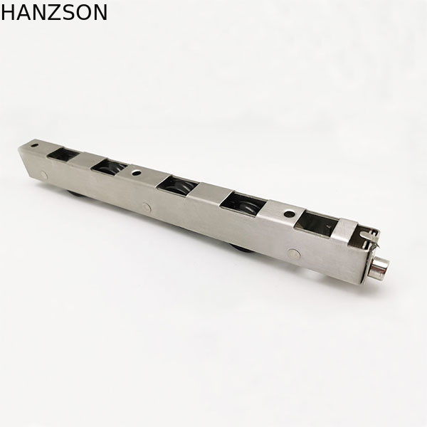 Stainless Steel Sliding Door Rollers Heavy Duty OEM With 4 Wheels POM Material