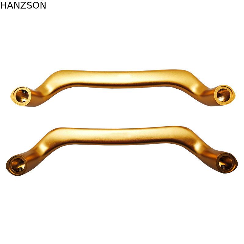 Oxidized Gold Door Pull Handles , Glass Door Handle 400×432mm Size