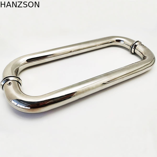 SS304 SS201 Bathroom Sliding Door Accessories Shower Glass Door Handle PSS Finish