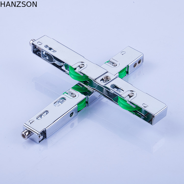Green Sliding Door Rollers 159×13×21mm Size Iron Plastic Material