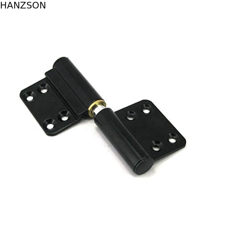 Aluminum Black Door Hinges , 4 Inch door flag hinge Thickness 2.7-4.5mm
