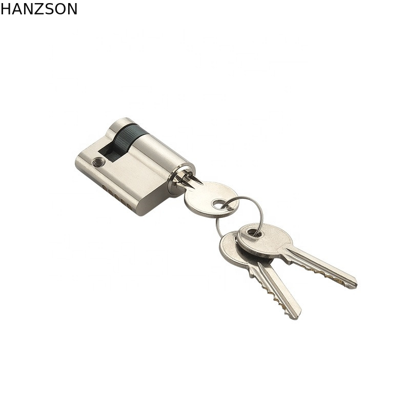 Brass Half Euro Cylinder Lock , Double Euro Cylinder Lock 32.8×16.8×9.8Mm