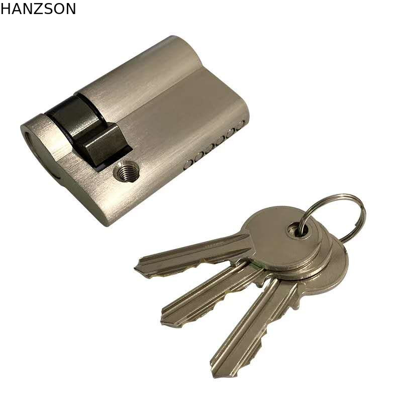 Brass Half Euro Cylinder Lock , Double Euro Cylinder Lock 32.8×16.8×9.8Mm