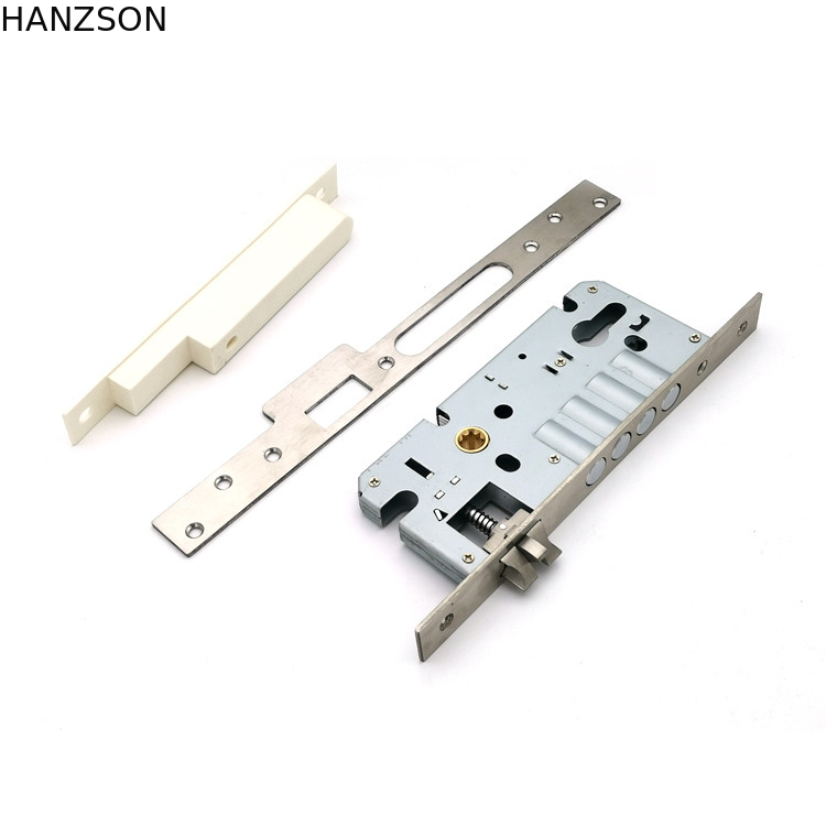 Stainless Steel Mortise Cylinder Lock Body Anti Drill 4 Point 72mm Center size