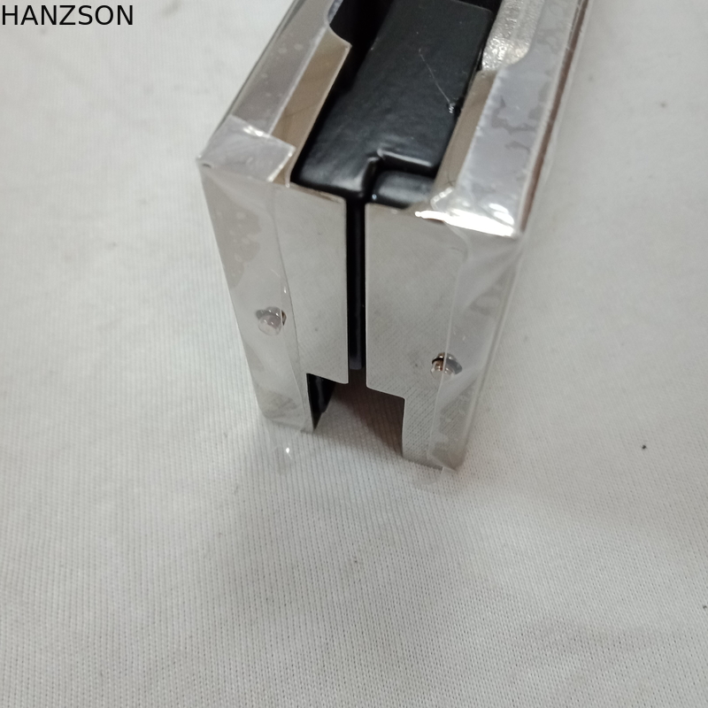 SS201 SS304 Glass Door Hardware Accessories Glass Door Clamp 8mm Castings Thickness