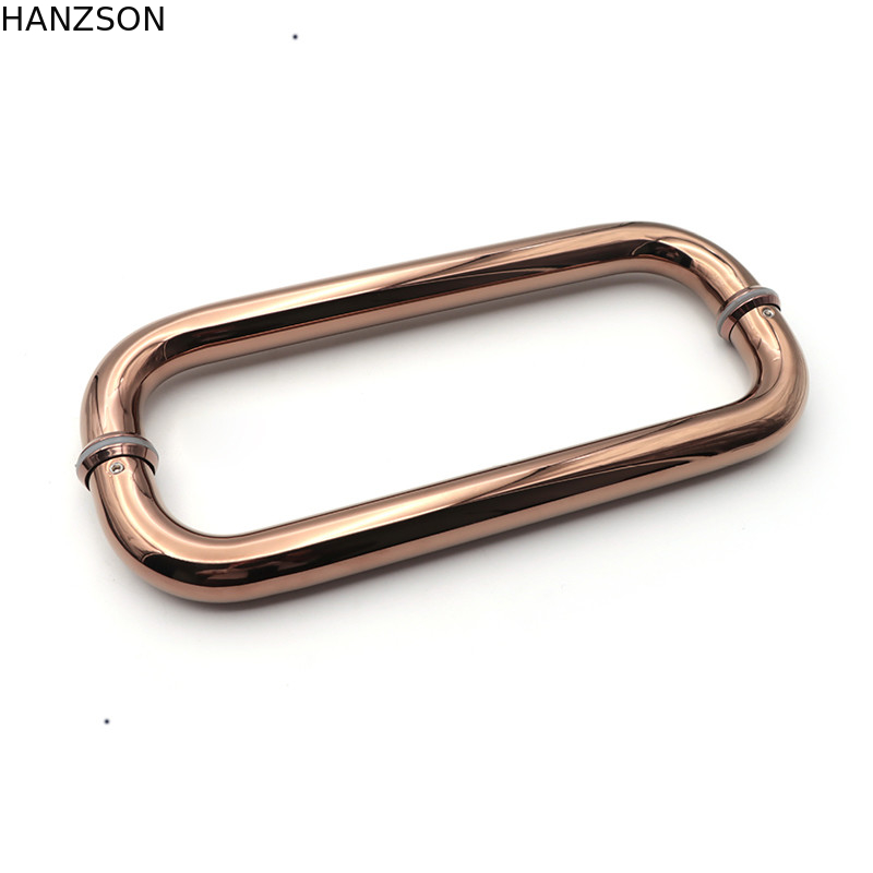 Stainless Steel Glass Shower Door Handle 2.0mm 1.5mm 1.2mm Thickness