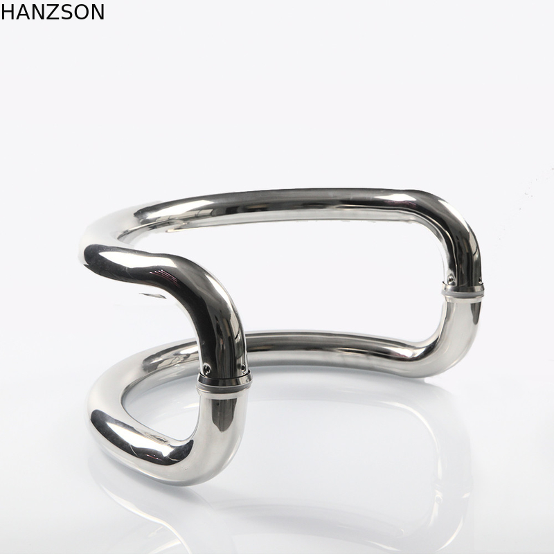 201SS 304SS Bathroom Sliding Door Accessories C Shape Door Handle 316SS Material
