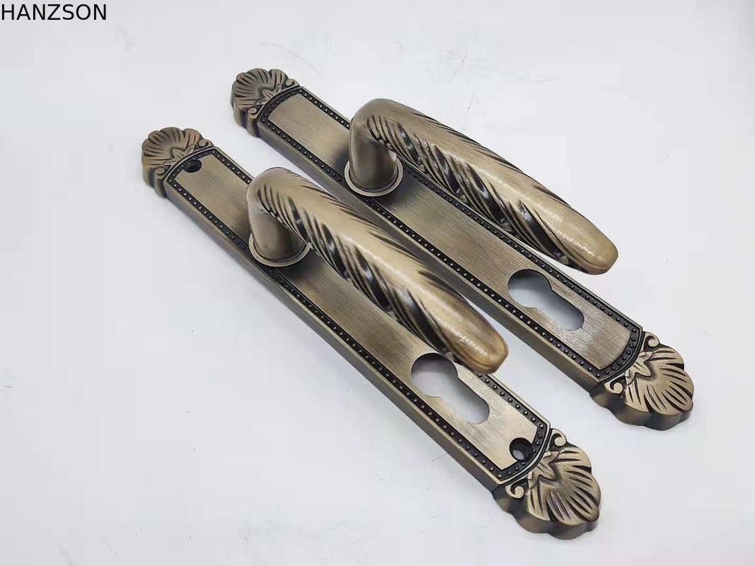 Zinc Alloy Sliding Door Pull Handles For Villa Decorative Anti Theft