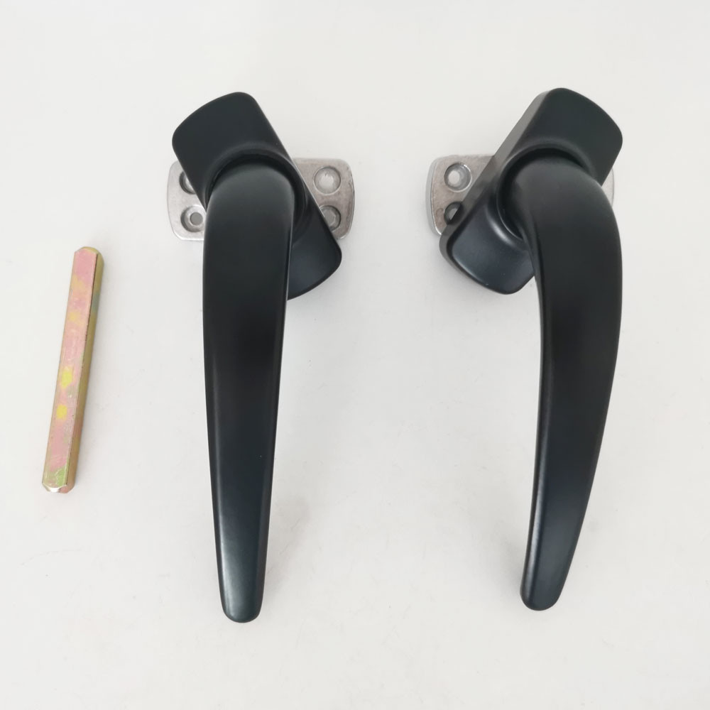 150g Sliding Window Handle Lock Black Aluminum Zinc Lever Latch For Sliding Door
