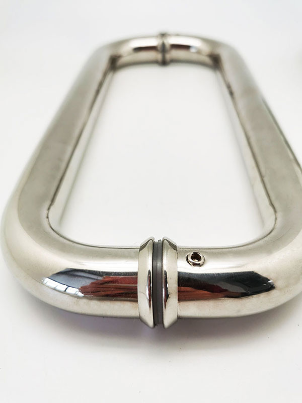 Polishing Plating Glass Door Hardware Accessories Sliding Door Handle