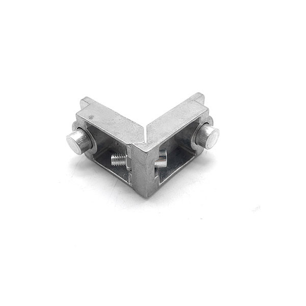 90 Degree Aluminium Profile Corner Joint Die Cast Original Metal Color