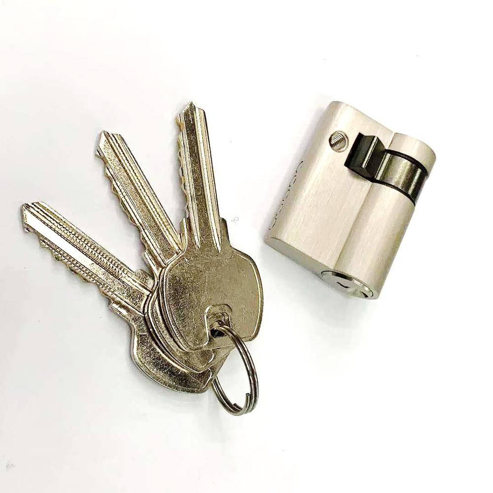 Brass Half Euro Cylinder Lock , Double Euro Cylinder Lock 32.8×16.8×9.8Mm