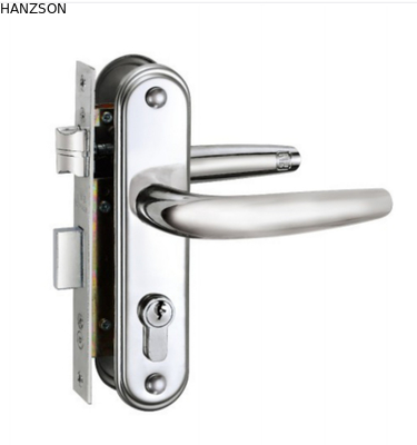 Safety Front Door Entry Handle And Deadbolt Lock Set Sleek Lever Cylinder Deadbolt