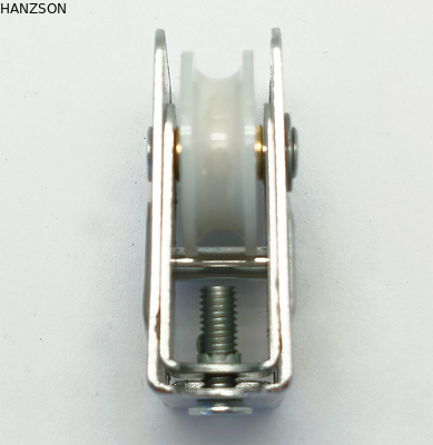 OEM Nylon Sliding Door Rollers  0.8mm 1.2mm Thick Gate Pulley Wheel