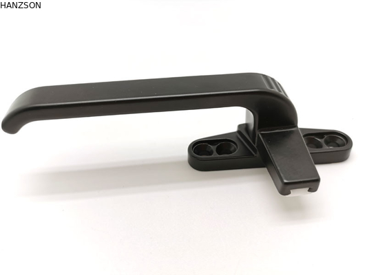 Black Single Point Handle , Window Lock Handle 188.5×18×41mm