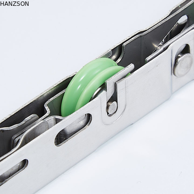 ODM Sliding Door Rollers Heavy Duty With 2 Wheels POM Iron Material
