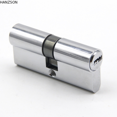 European Door Lock Cylinder Two Sides Powder Coated 50mm 80mm Length