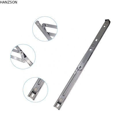 SS304 SS201 Friction Stay Window Hinges For Casement Window 22mm Groove Size